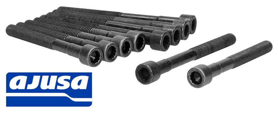 AJUSA CYLINDER HEAD BOLT SET TO SUIT TOYOTA STARLET EP91R EP95R 4E-FE 4E-FTE TURBO 1.3L I4