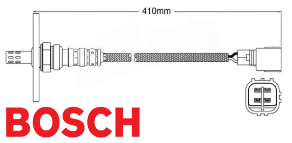 BOSCH PRE CATALYTIC OXYGEN O2 SENSOR TO SUIT TOYOTA LANDCRUISER VZJ90R VZJ95R 5VZ-FE 3.4L V6