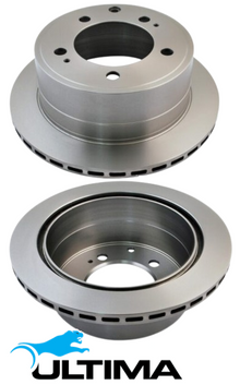 ULTIMA REAR DISC BRAKE ROTOR SET TO SUIT TOYOTA LANDCRUISER HDJ78R HDJ79R 1HD-FTE 4.2L I6