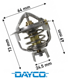 DAYCO 77 DEGREE THERMOSTAT TO SUIT NISSAN PATROL GQ RB30 3.0L I6