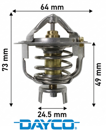 DAYCO 77 DEGREE THERMOSTAT TO SUIT NISSAN PATROL GQ RB30 3.0L I6