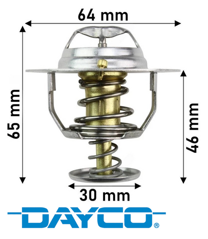 DAYCO 82 DEGREE THERMOSTAT TO SUIT MITSUBISHI TRITON MN HP 4D56T TURBO DIESEL 2.5L I4