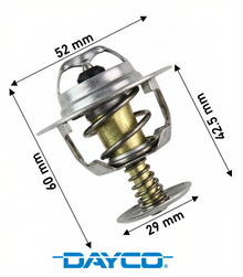 DAYCO 82 DEGREE THERMOSTAT TO SUIT FORD RANGER PJ PK WLAT TURBO DIESEL 2.5L I4