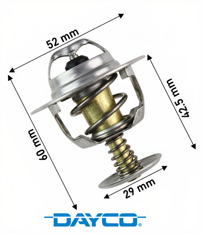 DAYCO 82 DEGREE THERMOSTAT TO SUIT FORD RANGER PJ PK WLAT TURBO DIESEL 2.5L I4