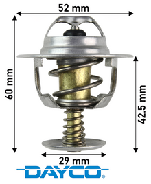 DAYCO 82 DEGREE THERMOSTAT TO SUIT FORD RANGER PJ PK WEAT TURBO DIESEL 3.0L I4 EXCEPT XL 2D RWD