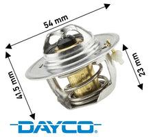 DAYCO 82 DEGREE THERMOSTAT TO SUIT HOLDEN COMMODORE VC VH VK 173 202 BLUE BLACK 2.8L 3.3L I6