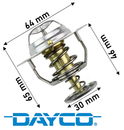 DAYCO 82 DEGREE THERMOSTAT TO SUIT MITSUBISHI TRITON ML 6G74 3.5L V6