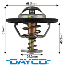DAYCO 85 DEGREE THERMOSTAT TO SUIT MAZDA BT-50 TFR 4JJ3-TCX TURBO DIESEL 3.0L I4 AUTOMATIC TRANSMISSION RWD ONLY