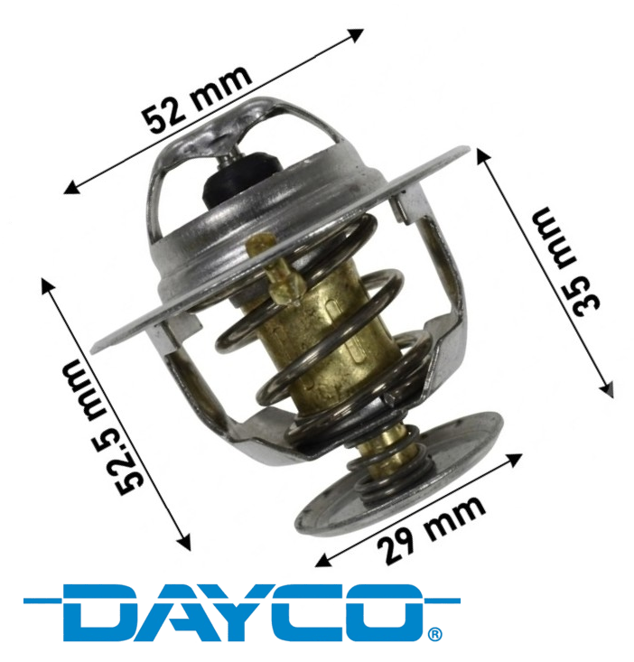 DAYCO 88 DEGREE THERMOSTAT TO SUIT MAZDA BT-50 UP UR P5AT TURBO DIESEL 3.2L I5