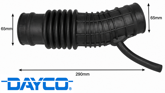 DAYCO AIR INTAKE HOSE TO SUIT NISSAN NAVARA D22 TD27 QD32E DIESEL 2.7L 3.2L I4