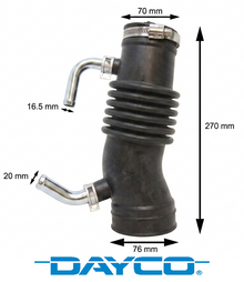 DAYCO AIR INTAKE HOSE TO SUIT NISSAN PATROL GU TB45E 4.5L I6