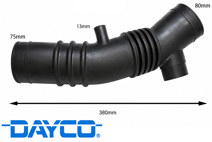 DAYCO AIR INTAKE HOSE TO SUIT TOYOTA LANDCRUISER FZJ79R 1FZ-FE 4.5L I6