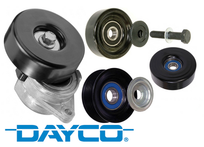 DAYCO AUTOMATIC BELT TENSIONER AND PULLEY KIT TO SUIT FORD FAIRMONT AU WINDSOR OHV MPFI 5.0L V8