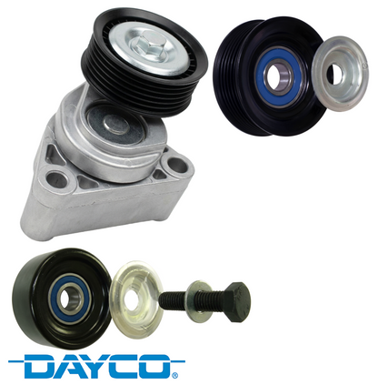DAYCO AUTOMATIC BELT TENSIONER AND PULLEY KIT TO SUIT HOLDEN COMMODORE VT VX VU VY VZ LS1 L76 5.7L 6.0L V8