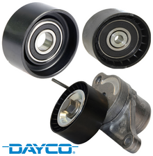 DAYCO AUTOMATIC BELT TENSIONER AND PULLEY KIT TO SUIT NISSAN NAVARA NP300 D23 YS23DDT YS23DDTT TWIN TURBO DIESEL 2.3L I4