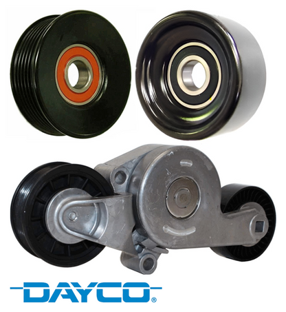 DAYCO AUTOMATIC BELT TENSIONER AND PULLEY KIT TO SUIT FORD FAIRMONT AU MPFI SOHC 4.0L I6