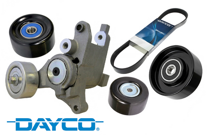 DAYCO COMPLETE SERPENTINE BELT KIT TO SUIT TOYOTA HILUX KUN16R KUN26R 1KD-FTV TURBO DIESEL 3.0L I4