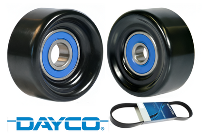 DAYCO DRIVE BELT & PULLEY KIT TO SUIT NISSAN NAVARA D40 YD25DDTI TURBO DIESEL 2.5L I4