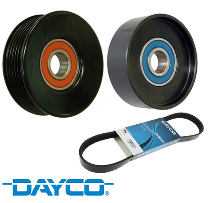 DAYCO DRIVE BELT & PULLEY KIT TO SUIT FORD FAIRLANE BA BARRA 182 4.0L I6