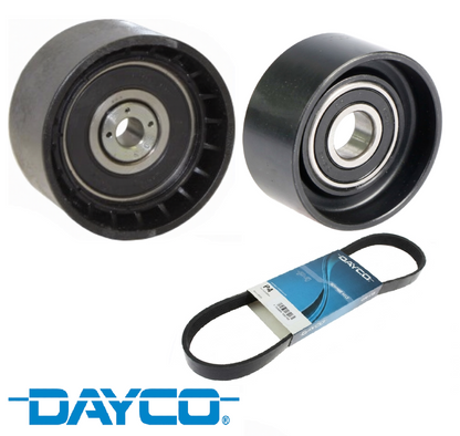 DAYCO DRIVE BELT & PULLEY KIT TO SUIT NISSAN NAVARA NP300 D23 YS23DDT YS23DDTT TWIN TURBO DIESEL 2.3L I4