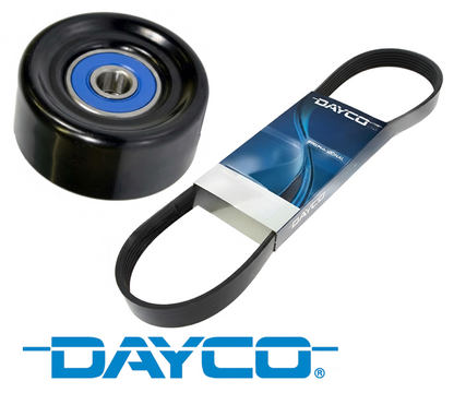 DAYCO DRIVE BELT & PULLEY KIT TO SUIT TOYOTA HIACE KDH205R KDH206R KDH220R KDH225R KDH227R 2KD-FTV TURBO DIESEL 2.5L I4