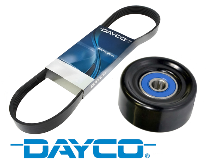DAYCO DRIVE BELT & PULLEY KIT TO SUIT TOYOTA PRADO GRJ120R 1GR-FE 4.0L V6