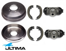 ULTIMA REAR DRUM BRAKE KIT TO SUIT HOLDEN RODEO TF 4JH1-T TURBO DIESEL 3.0L I4 SUITS 4WD