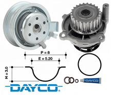 DAYCO TIMING BELT KIT TO SUIT AUDI A3 8L 8P AEH AKL AVU BFQ BGU BSE 1.6L I4