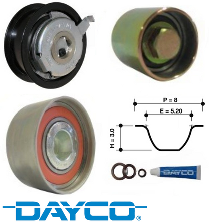 DAYCO TIMING BELT KIT TO SUIT AUDI A3 8P AXW BMB 2.0L I4