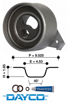 DAYCO TIMING BELT KIT TO SUIT FORD COURIER PE PG PH WLAT TURBO DIESEL 2.5L I4