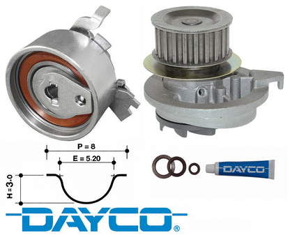 DAYCO TIMING BELT KIT TO SUIT HOLDEN C22NE C24SE Y24SE 2.2L 2.4L I4
