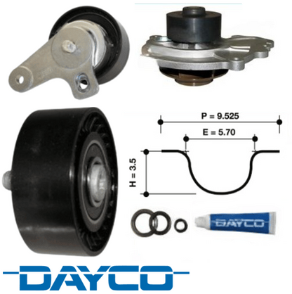 DAYCO TIMING BELT KIT TO SUIT HOLDEN CRUZE JG Z20S1 TURBO DIESEL 2.0L I4