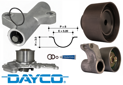 DAYCO TIMING BELT KIT TO SUIT HOLDEN JACKAROO L2 6VD1 3.2L V6 TILL 08/1994