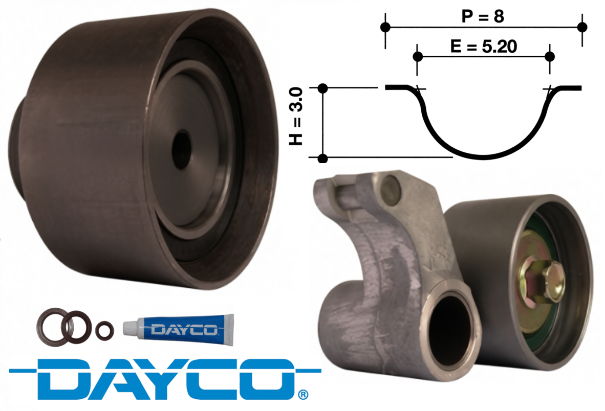 DAYCO TIMING BELT KIT TO SUIT HOLDEN JACKAROO L2 6VD1 3.2L V6 FROM 09/1994