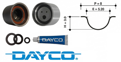 DAYCO TIMING BELT KIT TO SUIT MITSUBISHI TRITON ML 6G74 3.5L V6
