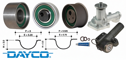 DAYCO TIMING BELT KIT TO SUIT MITSUBISHI 4G64 2.4L I4