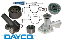 DAYCO TIMING BELT KIT TO SUIT MITSUBISHI STARWAGON WA SJ 4G63 2.0L I4