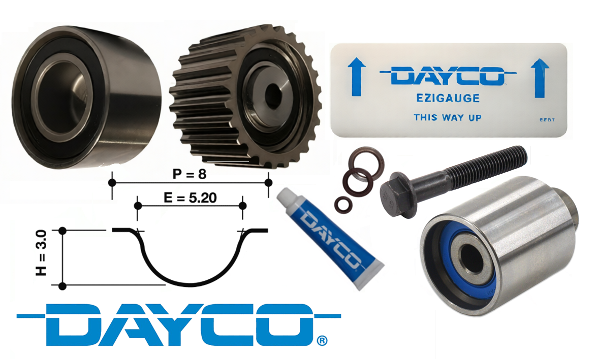 DAYCO TIMING BELT KIT WITH WATER PUMP TO SUIT SUBARU WRX V1 EJ257 TURBO 2.5L F4