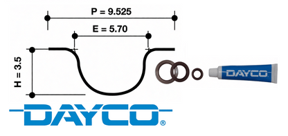 DAYCO TIMING BELT KIT TO SUIT MAZDA BT-50 UN WLAT WEAT TURBO DIESEL 2.5L 3.0L I4