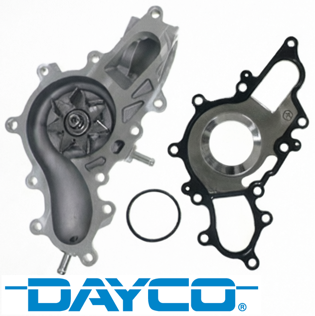 DAYCO WATER PUMP KIT TO SUIT TOYOTA LANDCRUISER VDJ76R VDJ78R VDJ79R VDJL79R VDJ200R 1VD-FTV TWIN TURBO DIESEL 4.5L V8
