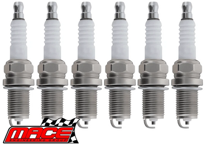 SET OF 6 MACE SPARK PLUGS TO SUIT HSV GRANGE WH L67 SUPERCHARGED 3.8L V6
