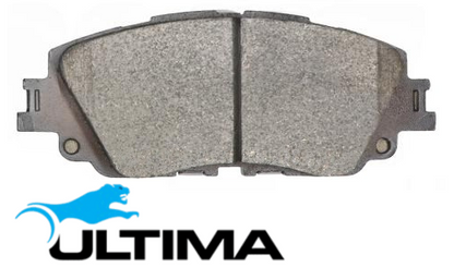 ULTIMA FRONT BRAKE PAD SET TO SUIT TOYOTA RAV4 AXAH52R A25A-FXS 2.5L I4 EXCEPT HYBRID MODEL