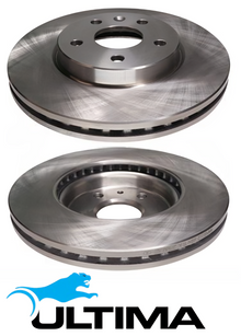 ULTIMA FRONT VENTED DISC BRAKE ROTOR SET TO SUIT HOLDEN ASTRA BL BK B14XFT B16SHT TURBO 1.4L 1.6L I4