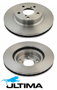 FRONT VENTED DISC BRAKE ROTORS FOR SUBARU IMPREZA GC GF GG GD EJ18E EJ18 EJ15 1.5L 1.8L F4 AWD ONLY