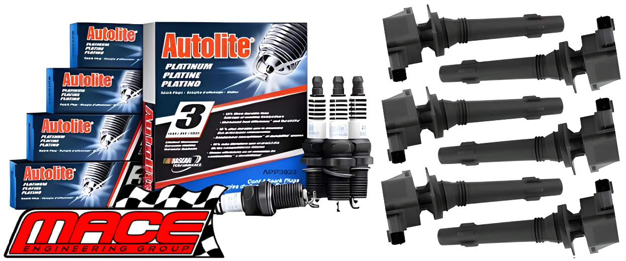 MACE IGNITION SERVICE KIT TO SUIT FORD TERRITORY SZ BARRA 195 4.0L I6