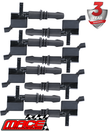 SET OF 8 MACE STANDARD REPLACEMENT IGNITION COILS TO SUIT FORD FAIRMONT BA BF BARRA 220 230 5.4L V8