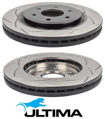 ULTIMA FRONT DISC BRAKE ROTOR SET TO SUIT NISSAN YD25DDTI TURBO DIESEL 2.5L I4 SUITS 16" WHEELS