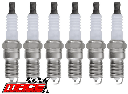 SET OF 6 MACE SPARK PLUGS TO SUIT HSV BUICK L27 L67 SUPERCHARGED 3.8L V6