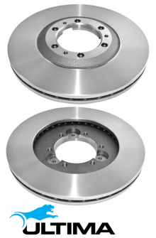 ULTIMA FRONT VENTED DISC BRAKE ROTOR SET TO SUIT HOLDEN FRONTERA UT MX X20SE X22SE 2.0L 2.2L I4