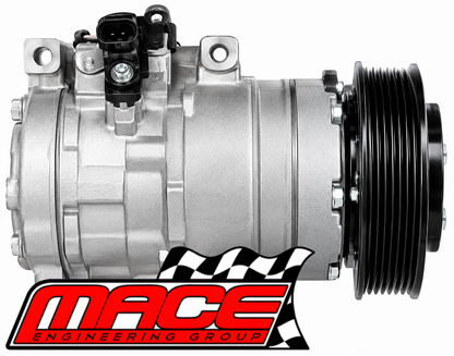 MACE AIR CONDITIONING AC COMPRESSOR TO SUIT FORD FALCON BA BF FG FG X BARRA 182 190 195 E-GAS ECOLPI LPG 240T 245T 270T TURBO 4.0L I6